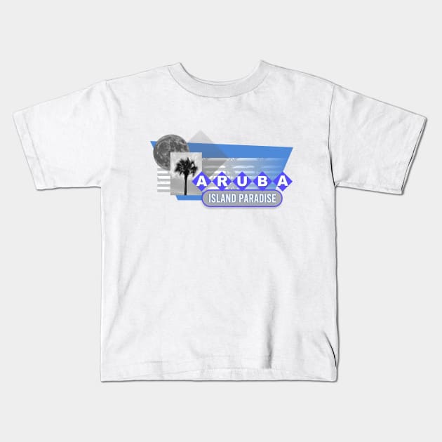 Aruba Kids T-Shirt by Dale Preston Design